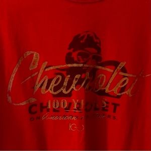 Chevrolet 100 Years Chevy Graphic T-Shirt Cotton Distressed Vintage Look Medium